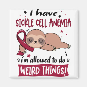 Aimant Mois de sensibilisation à l'anémie falciforme Cade