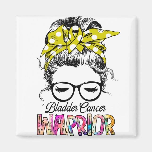 Aimant Mois de sensibilisation au cancer de la vessie Cad (Devant)