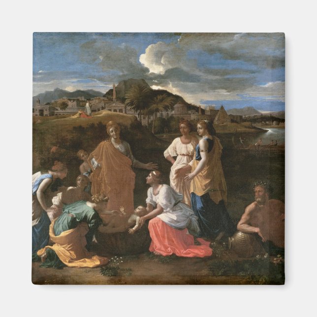 Aimant Moïse Secouru de l'Eau, 1647 (Devant)