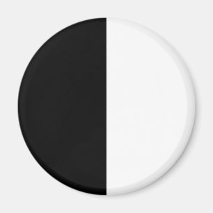 Aimant moitié blanc noir moitié noir moitié noir blanc