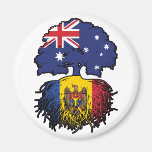 Aimant Moldava Moldave Australien Australie Racines d'Arb