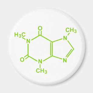 Aimant Molécule de caféine