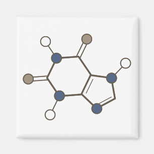 Aimant molécule de caféine