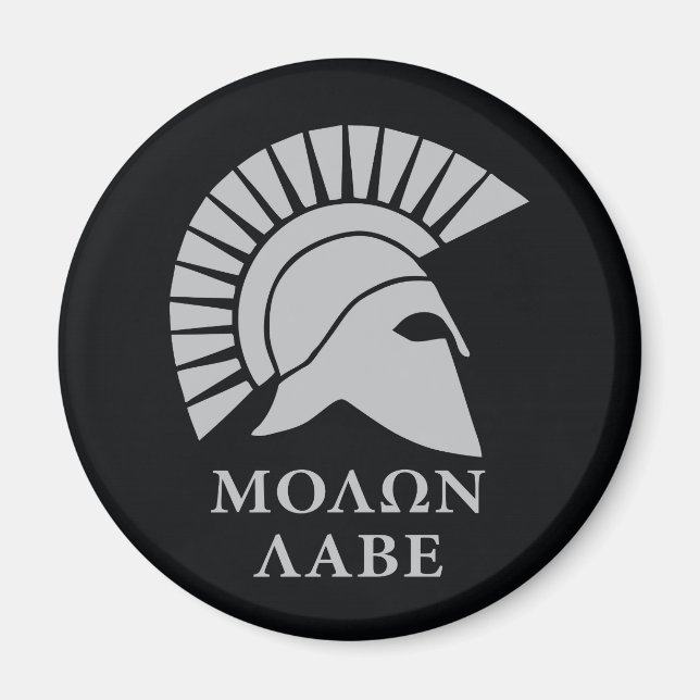 Aimant Molon Labe, viens les prendre ! (Devant)