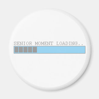 Aimant Moment principal chargement drôle retraité humour 
