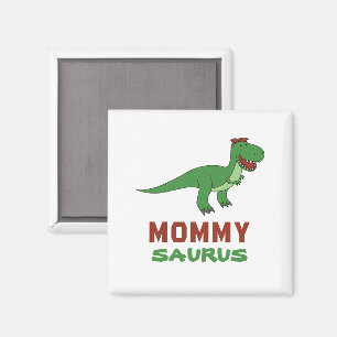 Aimant Mommysaurus Dinosaur T-Rex Dino Fête des mères