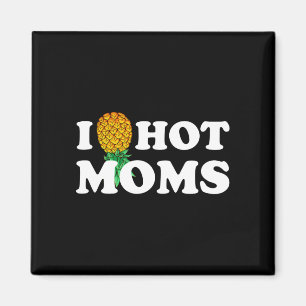 Aimant Moms chaussettes homme pineapple chaud à l'envers