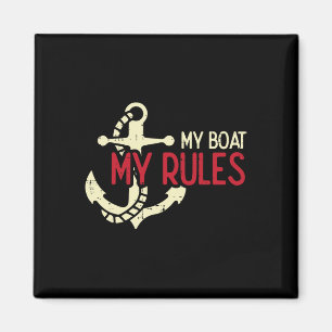 Aimant Mon bateau mes règles Ancre Propriétaire cool Mari
