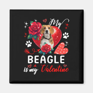 Aimant Mon Beagle est mon propriétaire amoureux de la Sai