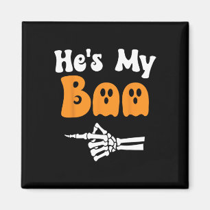 Aimant Mon Boo Pyjama assorti pour couples Halloween Il e