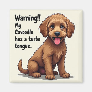 Aimant Mon Cavoodle a une langue turbo