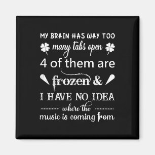 Aimant Mon cerveau a beaucoup trop de ongles ....la musiq