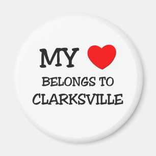 Aimant Mon coeur appartient à CLARKSVILLE