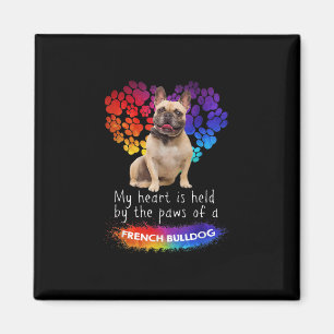 Aimant Mon Coeur Est Tenu Par Les Poches D'Un Bulldog Fra