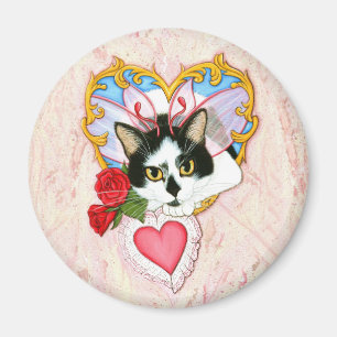 Aimant Mon Feline Saint-Valentin Magnat