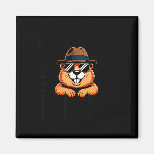 Aimant Mon Jour Férié Préféré Groundhog Day Drapeau De No