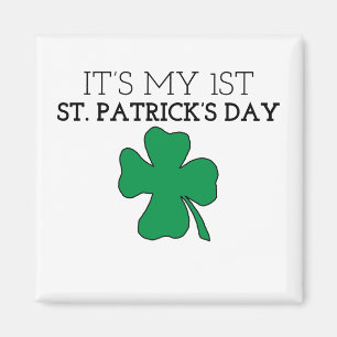 Aimant Mon premier graphique de la Saint-Patrick