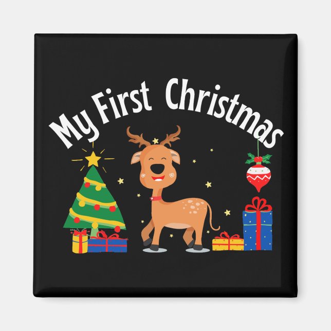 Aimant Mon premier Noël (Devant)