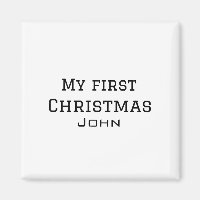 Mon premier Noël ajouter nom masculin hommes texte