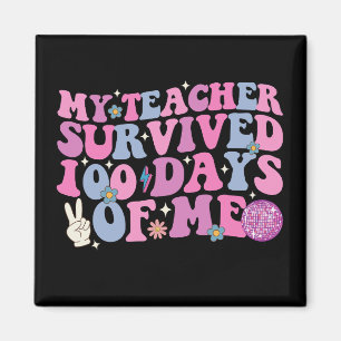 Aimant Mon professeur a survécu 100 jours de moi disco gr