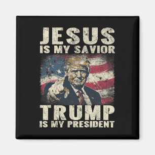 Aimant Mon Sauveur Trump est mon Président 2024 American 