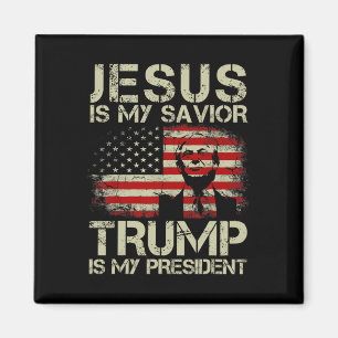 Aimant Mon Sauveur Trump Est Mon Président Trump 2024 Éta