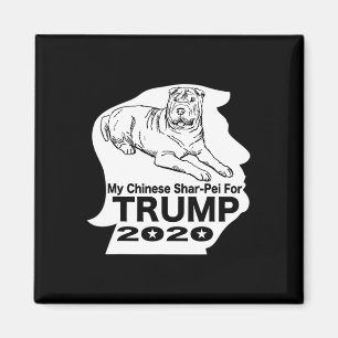 Aimant Mon Shar-pei Chinois Pour Trump Tee T Shirt