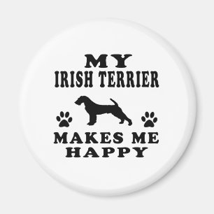 Aimant Mon Terrier irlandais me rend heureux