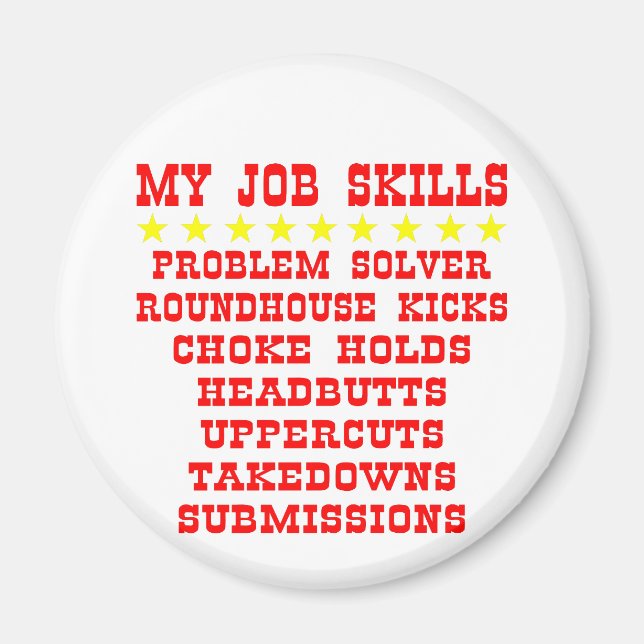 Aimant Mon travail Compétences Problème Le Solveur Lance  (Devant)