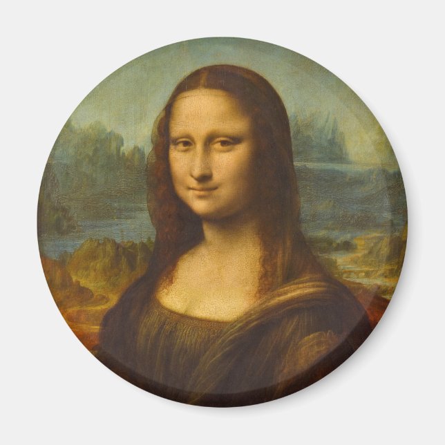 Aimant Mona Lisa, La Joconde, 1503 par Leonardo da Vinci (Devant)