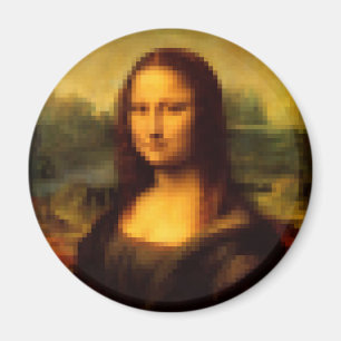 Aimant Mona Lisa Pixellée