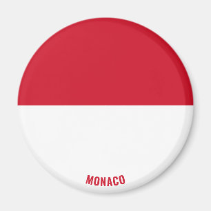 Aimant Monaco Drapeau charmant patriotique