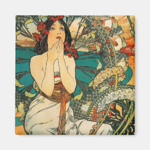 Aimant Monaco Monte Carlo Alphonse Mucha
