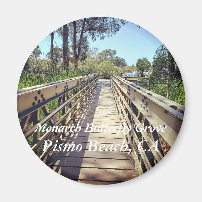 Aimant Monarch Butterfly Grove, Pismo Beach, CA. (Devant)
