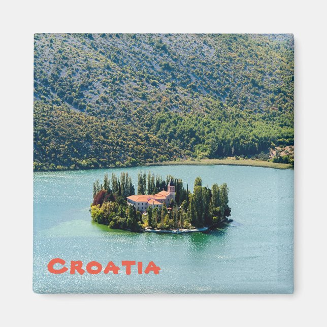 Aimant Monastère de Visovac à Krka NP - Croatie (Devant)