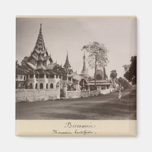 Aimant Monastère et pagodas de Wayzayanda chez Moulmein