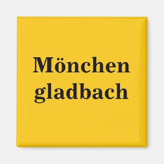 Aimant Mönchengladbach Schild Gold Gleb