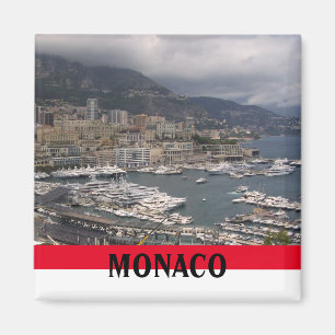 Aimant Monégasque avec yachts