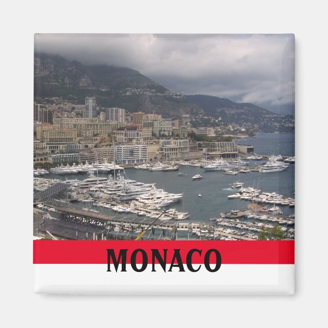 Aimant Monégasque avec yachts (Devant)