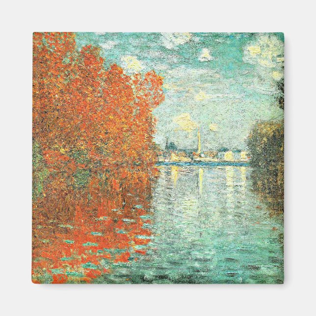 Aimant Monet - Effet automne à Argenteuil (Devant)