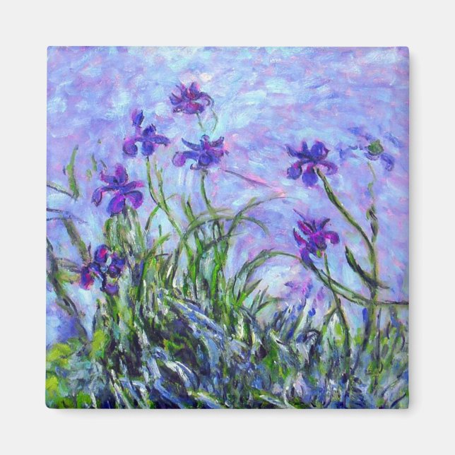 Aimant Monet Lilac Irises (Devant)