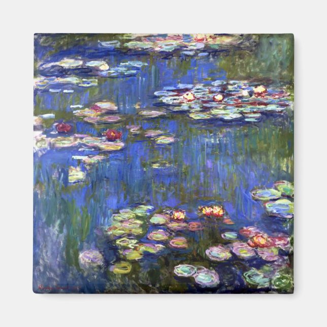 Aimant Monet Water Lilies (Devant)
