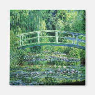 Aimant Monet Water Lilies et pont japonais