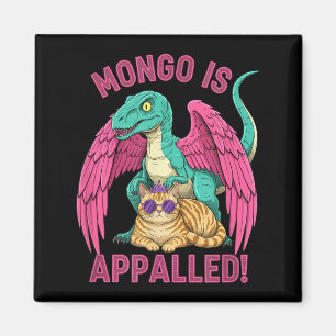 Aimant Mongo est consterné jeu rapace chat drôle rétro