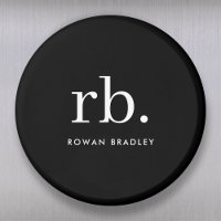 Monogram Classic Elegant Minimum Black and White