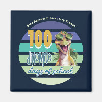 Monogramme de dinosaure pour les 100 jours d'école