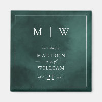 Monogramme Emerald Green et Mariage frontalier