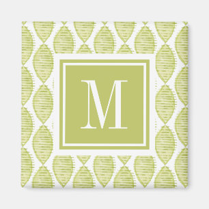 Aimant monogramme   Hygge Flowers