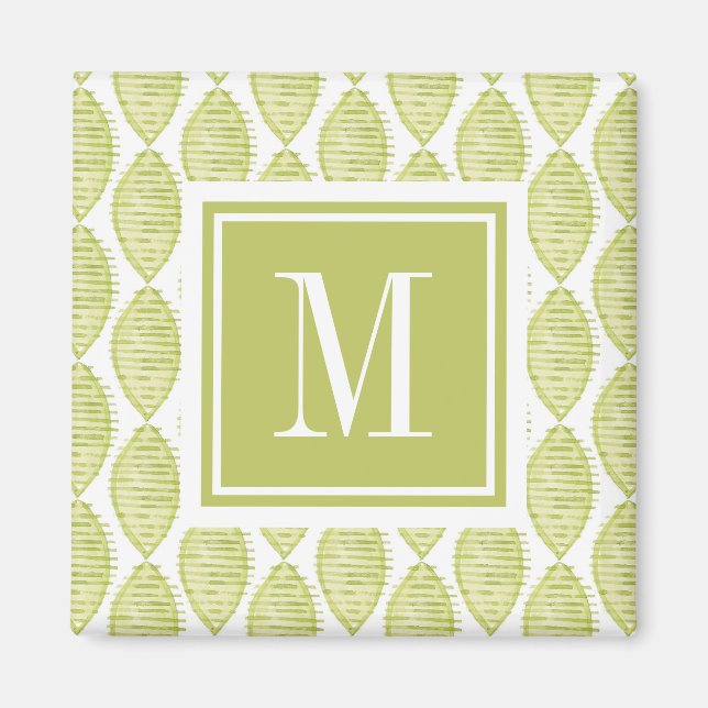 Aimant monogramme | Hygge Flowers (Devant)