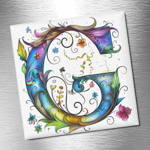 Aimant Monogramme lunaire G